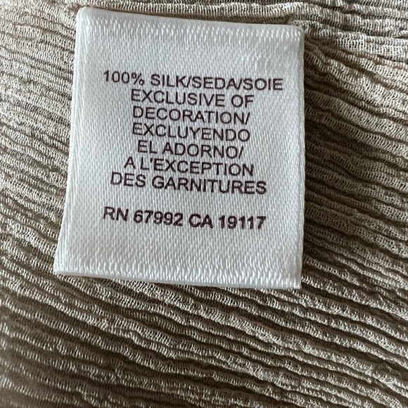 Sigrid Olsen Silk and Sequin Camisole Tank Top Size 6 - Picture 13 of 16